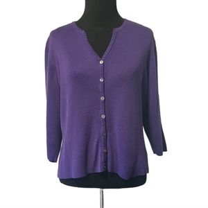 Worthington Essentials Purple Sweater Size L